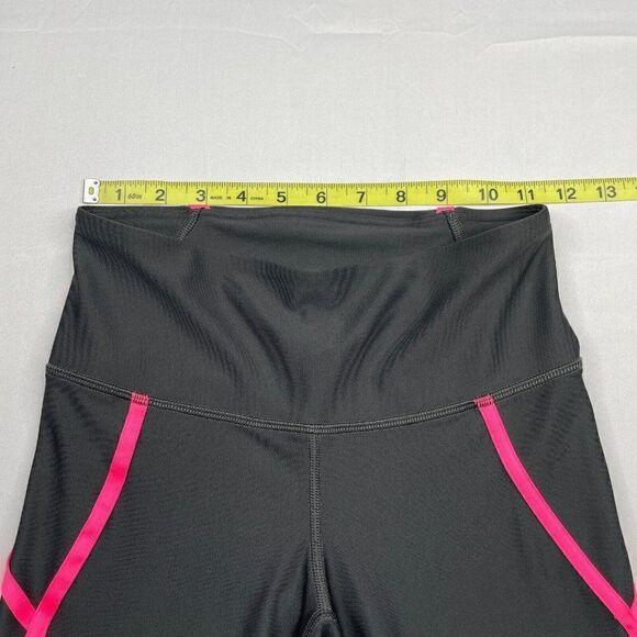 Under Armour Fitted Compression Cropped Legging Gray Pink - Picture 6 of 9